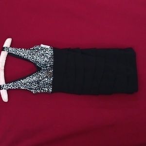 B. SMART Black Sequined Sleeveless Cocktail Dress size 5